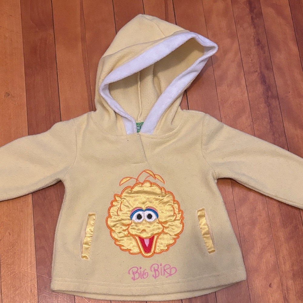 Sesame Street Big Bird Yellow Hoodie